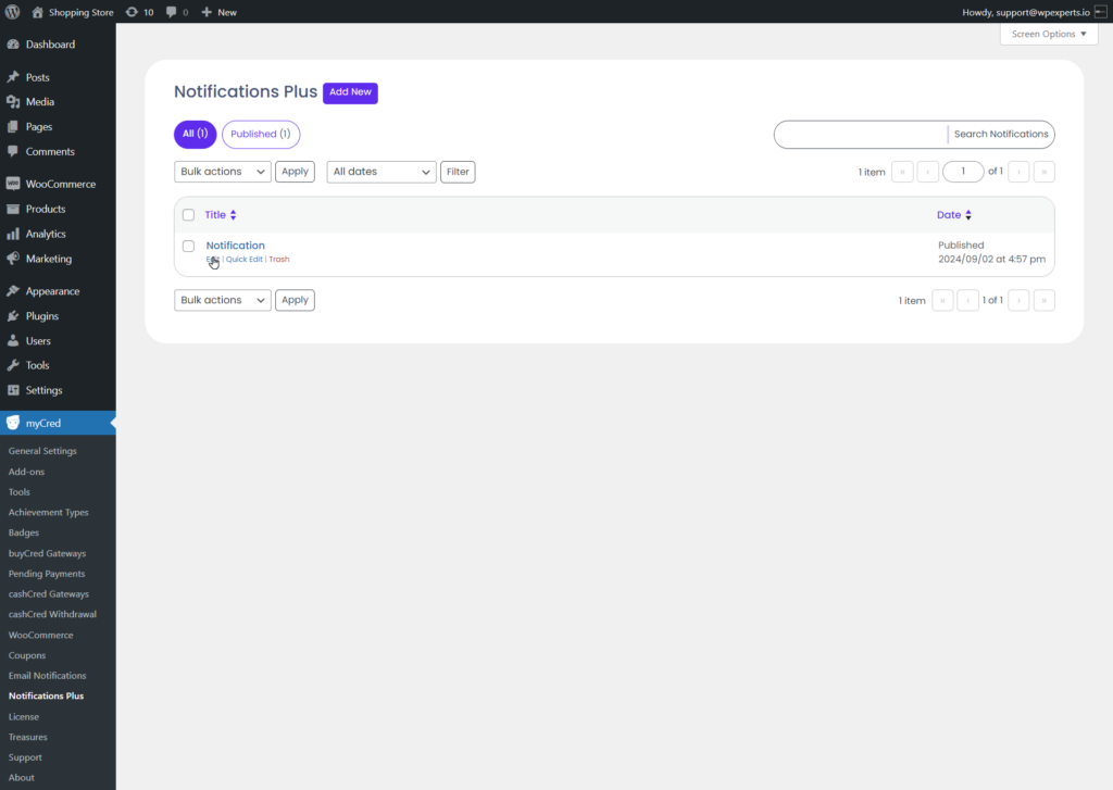 Instant Notifications
