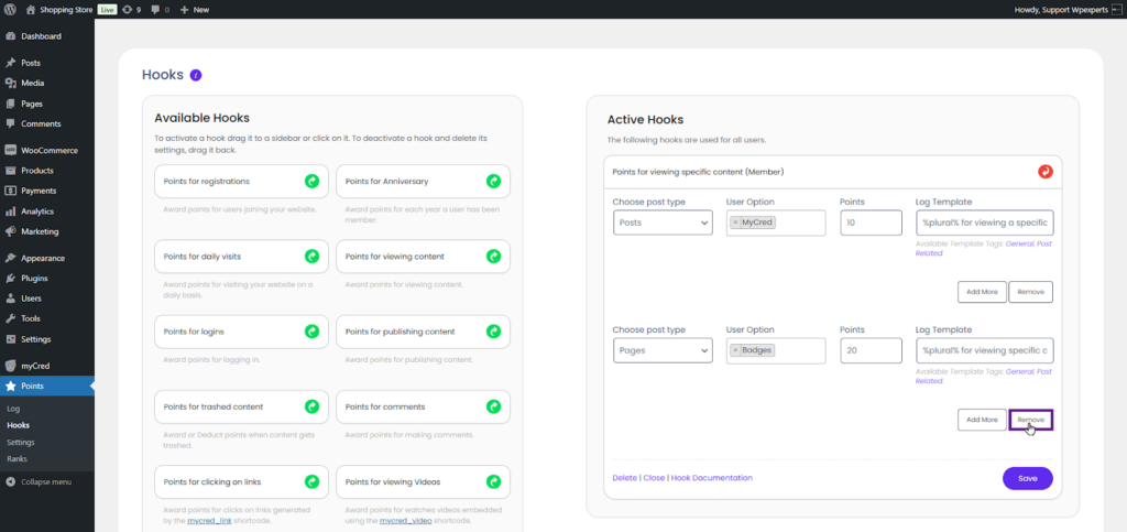 Viewing Specific Content (Members)